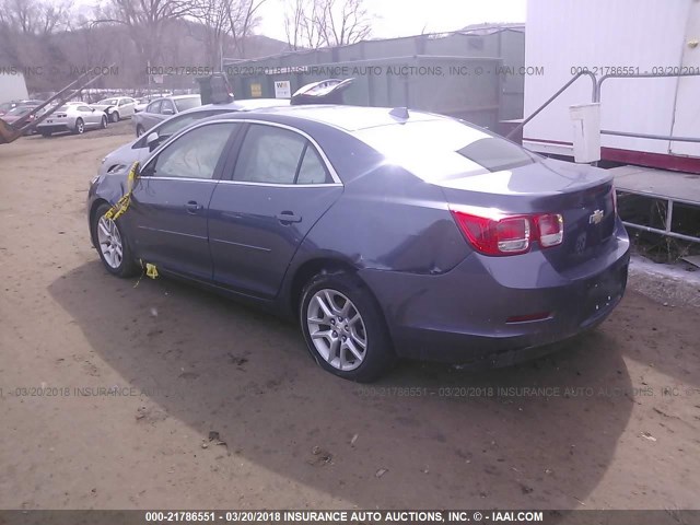 1G11C5SA7DF321611 - 2013 CHEVROLET MALIBU 1LT BLUE photo 3