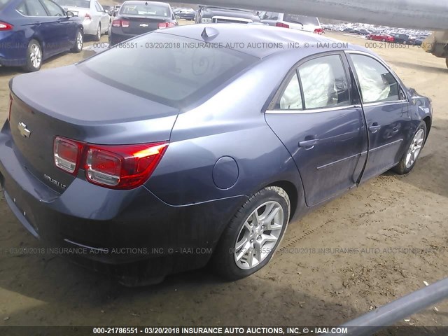 1G11C5SA7DF321611 - 2013 CHEVROLET MALIBU 1LT BLUE photo 4