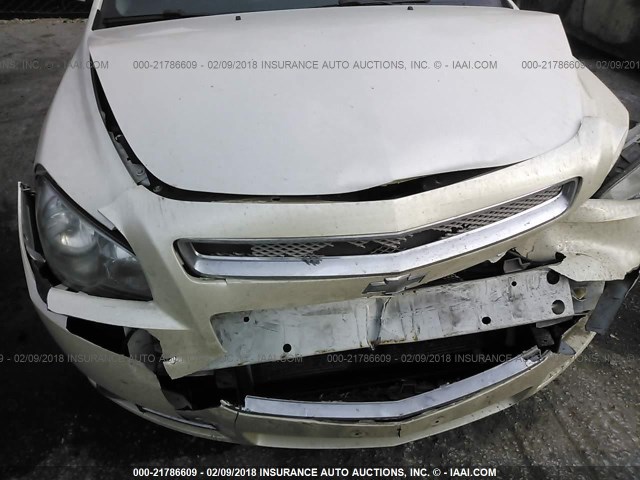 1G1ZE5E78AF233725 - 2010 CHEVROLET MALIBU LTZ WHITE photo 6