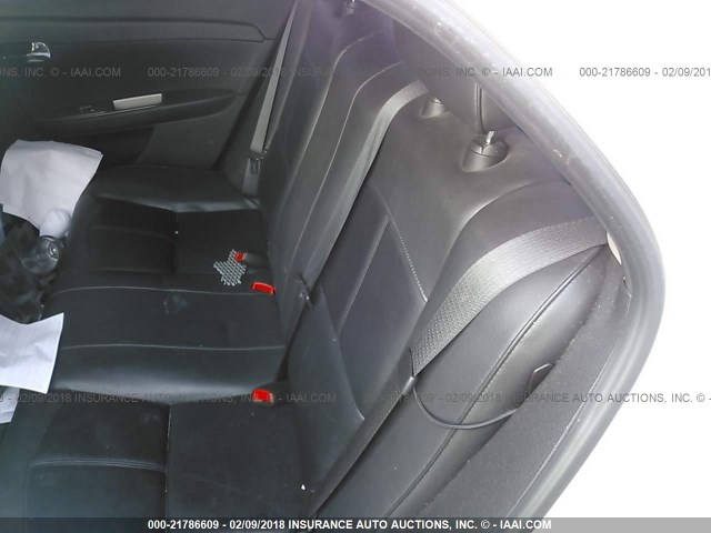 1G1ZE5E78AF233725 - 2010 CHEVROLET MALIBU LTZ WHITE photo 8