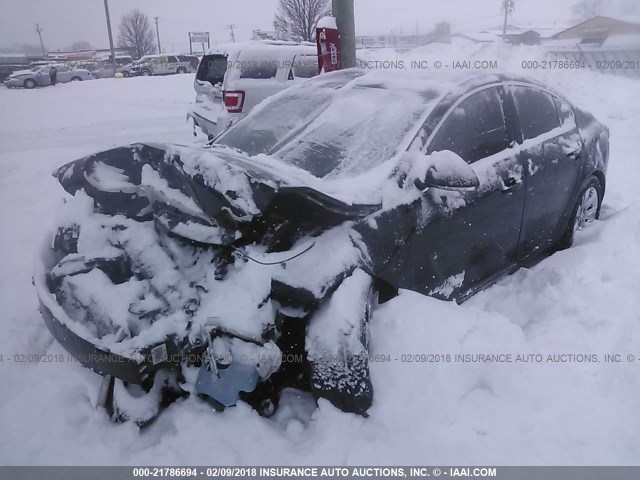 2G4GK5EX1G9108053 - 2016 BUICK REGAL BLACK photo 2