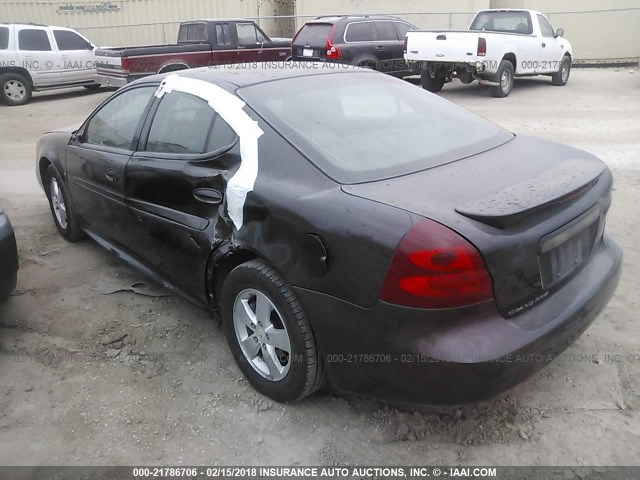 2G2WP552X81141708 - 2008 PONTIAC GRAND PRIX BLACK photo 3