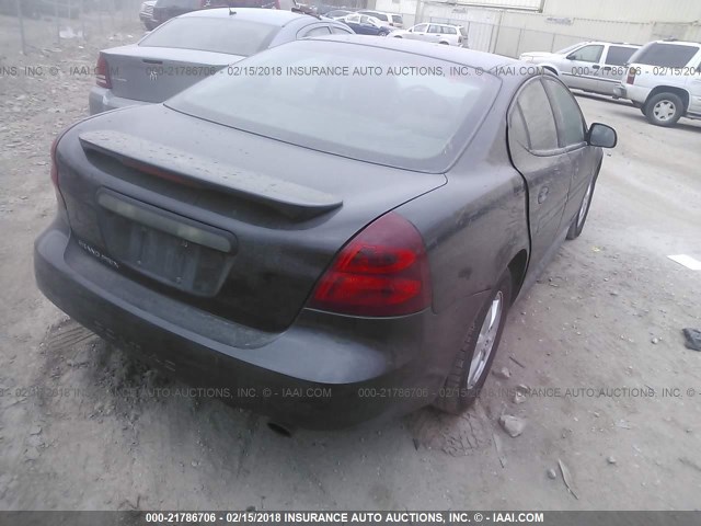 2G2WP552X81141708 - 2008 PONTIAC GRAND PRIX BLACK photo 4
