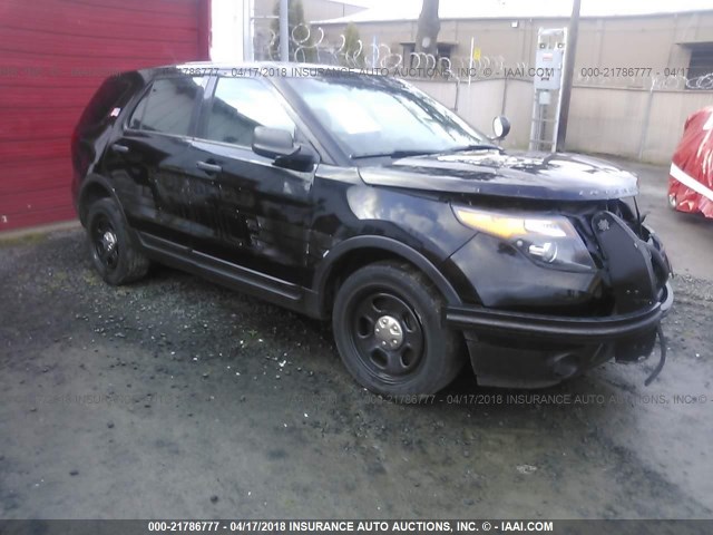 1FM5K8AT7EGC60526 - 2014 FORD EXPLORER POLICE INTERCEPTOR BLACK photo 1