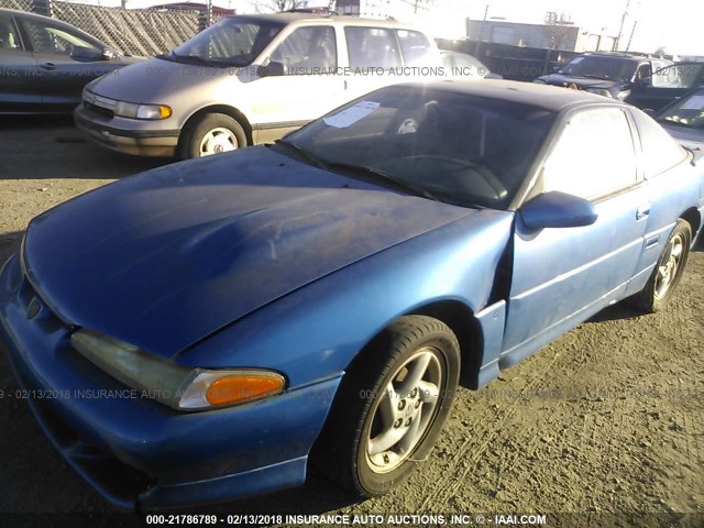 4E3CT64U9NE121990 - 1992 EAGLE TALON TSI BLUE photo 6