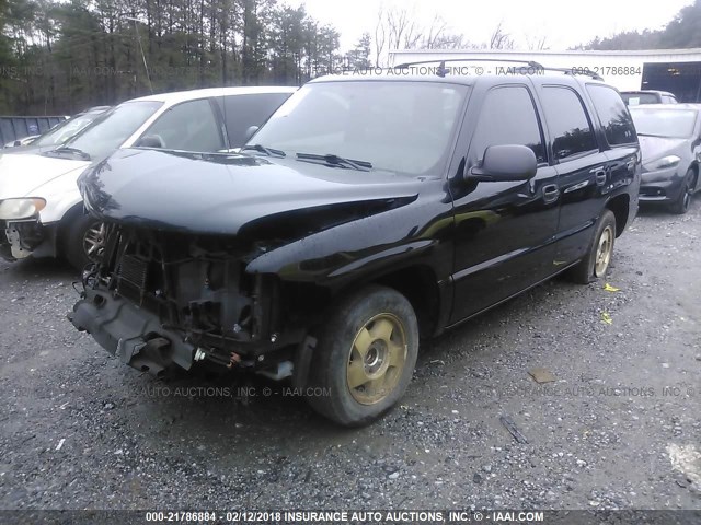 1GNEC13T86R113666 - 2006 CHEVROLET TAHOE C1500 BLACK photo 2