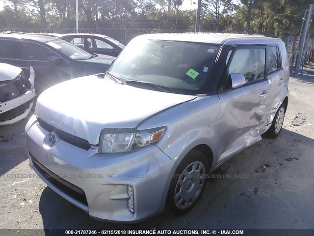 JTLZE4FE5FJ068692 - 2015 TOYOTA SCION XB ვერცხლისფერი ფოტო 2
