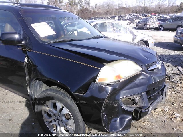 2HNYD18713H537677 - 2003 ACURA MDX TOURING BLACK photo 6