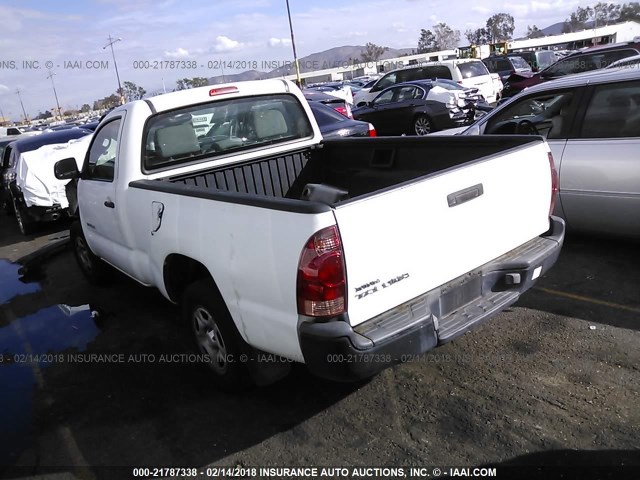 5TENX22N15Z024871 - 2005 TOYOTA TACOMA WHITE photo 3