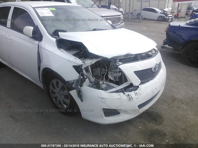 JTDBL40EX99039013 - 2009 TOYOTA COROLLA LE/XLE WHITE photo 6