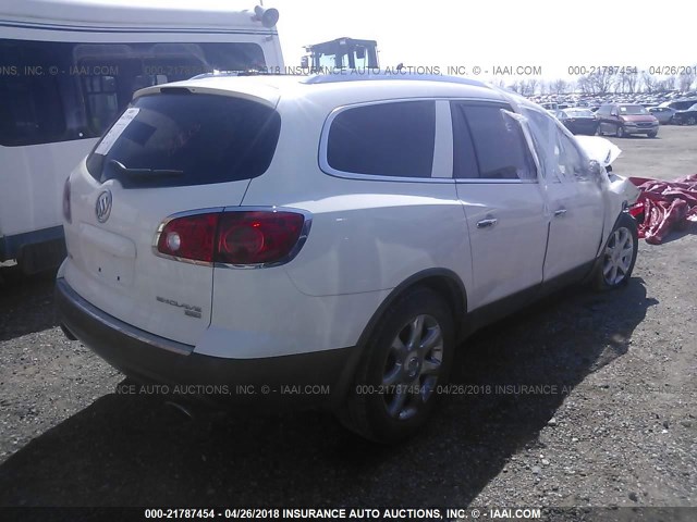 5GAEV23708J107312 - 2008 BUICK ENCLAVE CXL 白色 照片 4