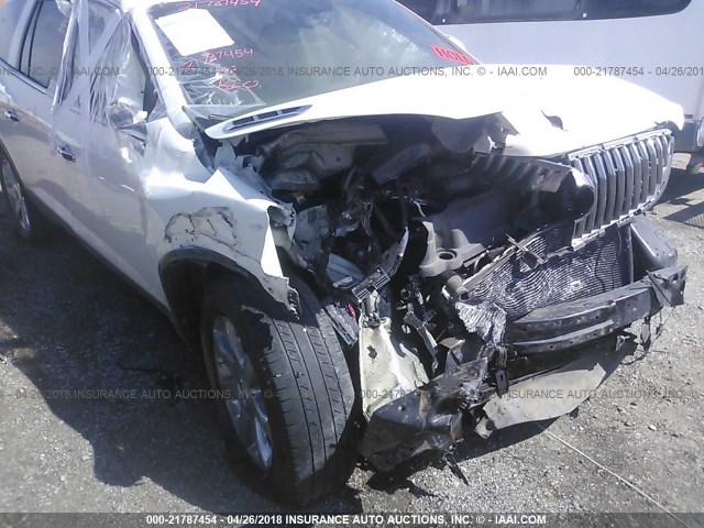 5GAEV23708J107312 - 2008 BUICK ENCLAVE CXL 白色 照片 6