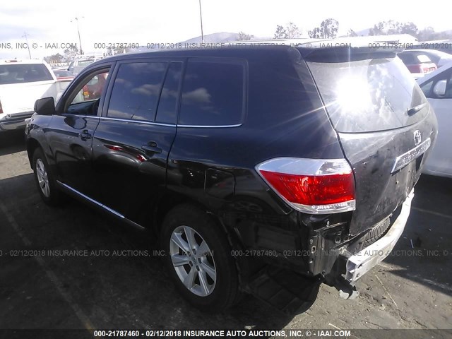 5TDZK3EH8DS093483 - 2013 TOYOTA HIGHLANDER PLUS/SE BLACK photo 3