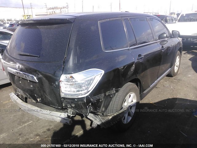 5TDZK3EH8DS093483 - 2013 TOYOTA HIGHLANDER PLUS/SE BLACK photo 4