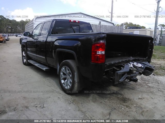 1GTV2VEC9EZ150787 - 2014 GMC SIERRA K1500 SLT BLACK photo 3