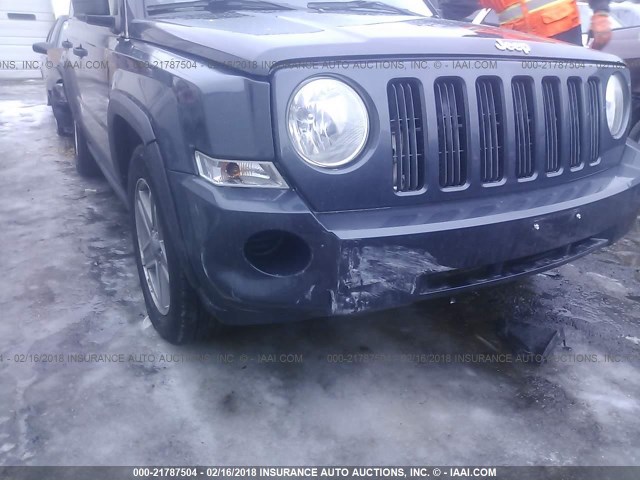 1J8FF28W28D560094 - 2008 JEEP PATRIOT SPORT Dark Blue photo 6