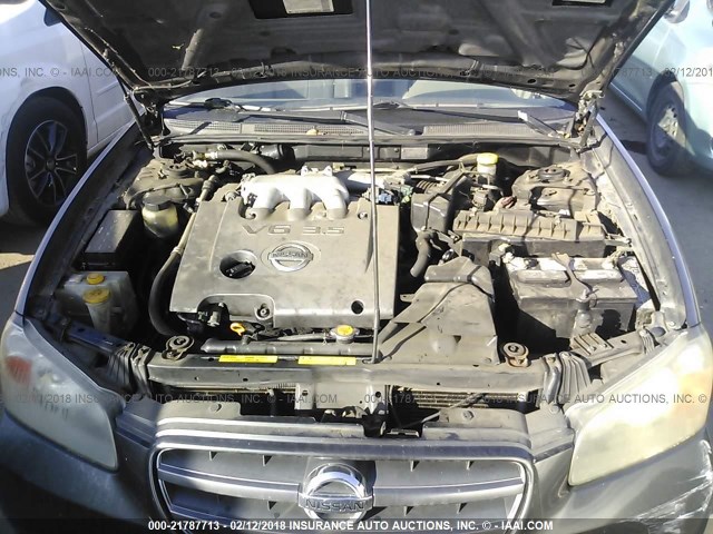 JN1DA31D12T443375 - 2002 NISSAN MAXIMA GLE/GXE/SE GRAY photo 10