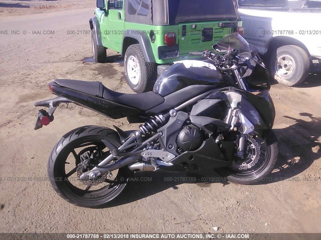 JKAEXEC129DA31529 - 2009 KAWASAKI EX650 C BLACK photo 4