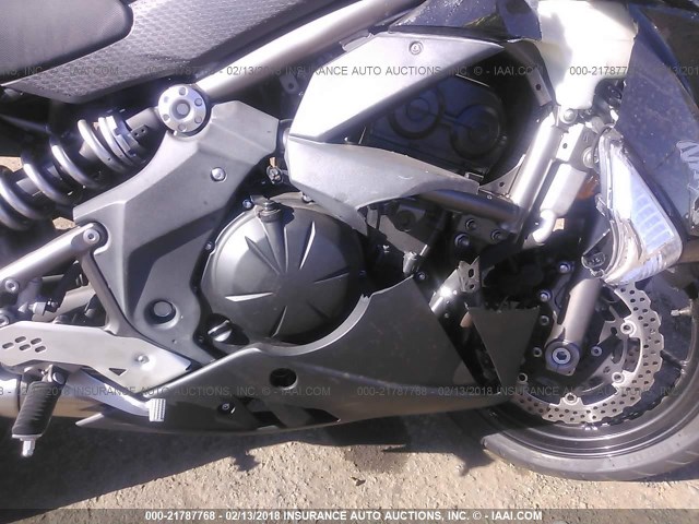 JKAEXEC129DA31529 - 2009 KAWASAKI EX650 C BLACK photo 8