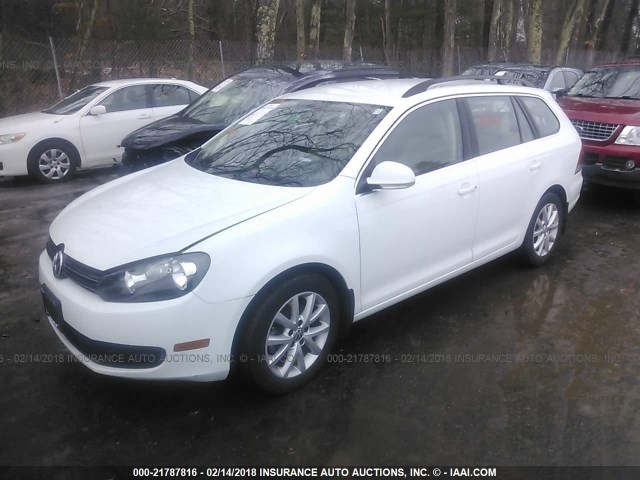 3VWPP7AJ4EM612729 - 2014 VOLKSWAGEN JETTA S/SE WHITE photo 2