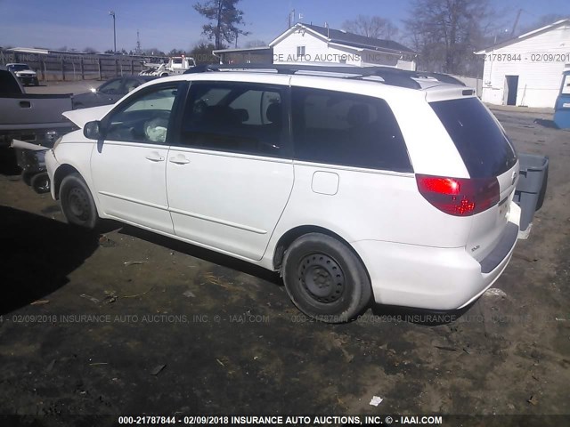 5TDZA23CX4S055676 - 2004 TOYOTA SIENNA CE/LE WHITE photo 3