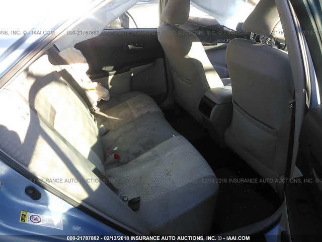 4T1BF1FK6CU586217 - 2012 TOYOTA CAMRY SE/LE/XLE 浅蓝色 照片 8