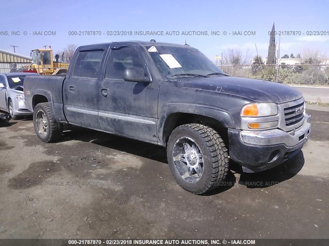 2GTEK13T351327032 - 2005 GMC NEW SIERRA K1500 BLACK photo 1