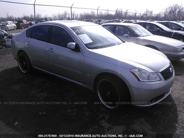 JNKBY01E76M202961 - 2006 INFINITI M45 SPORT SILVER photo 1