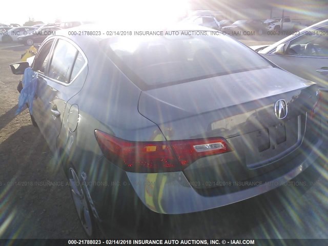 19VDE1F39EE006848 - 2014 ACURA ILX 20 GRAY photo 3