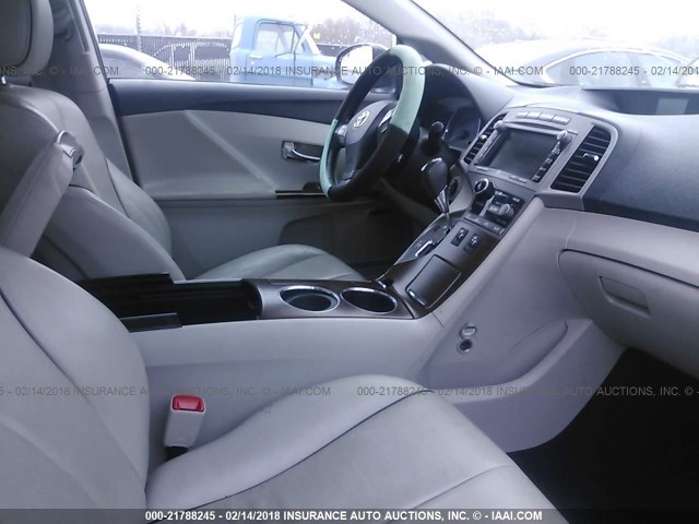 4T3BA3BB5AU011188 - 2010 TOYOTA VENZA GRAY photo 5