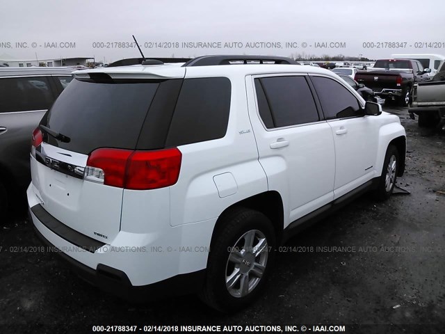 2GKFLWEK5F6305853 - 2015 GMC TERRAIN SLE WHITE photo 4