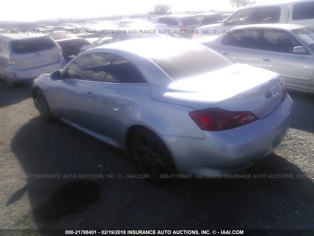 JNKCV66E29M723759 - 2009 INFINITI G37 SPORT Light Blue photo 3