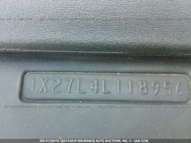 1X27L4L118956 - 1974 CHEVROLET NOVA BLACK photo 9