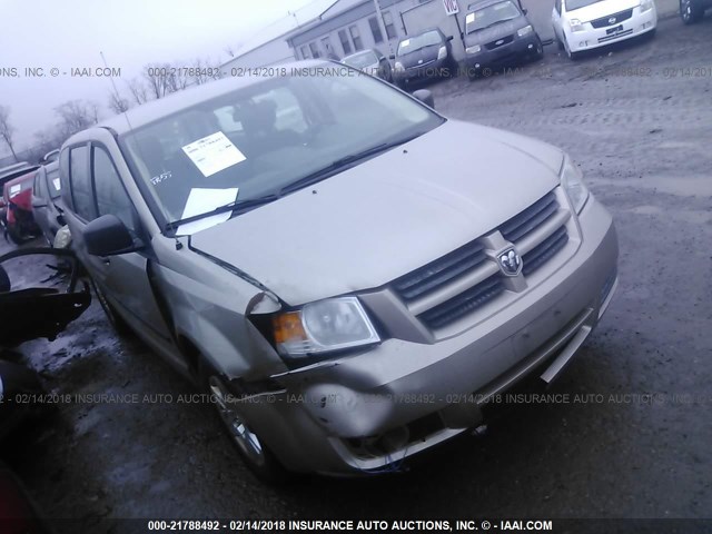 2D8HN44H98R697103 - 2008 DODGE GRAND CARAVAN SE GOLD photo 1