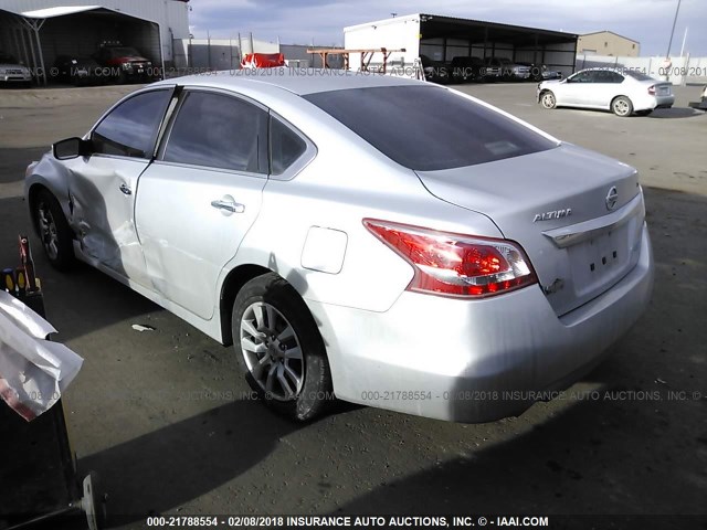 1N4AL3AP3DN555421 - 2013 NISSAN ALTIMA 2.5/S/SV/SL SILVER photo 3