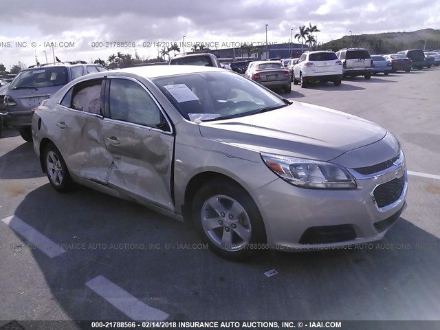 1G11B5SL7FF251275 - 2015 CHEVROLET MALIBU LS 金色 照片 1