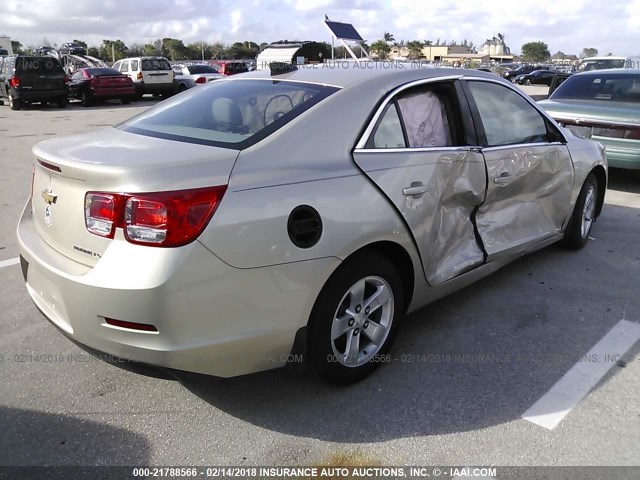 1G11B5SL7FF251275 - 2015 CHEVROLET MALIBU LS 金色 照片 4