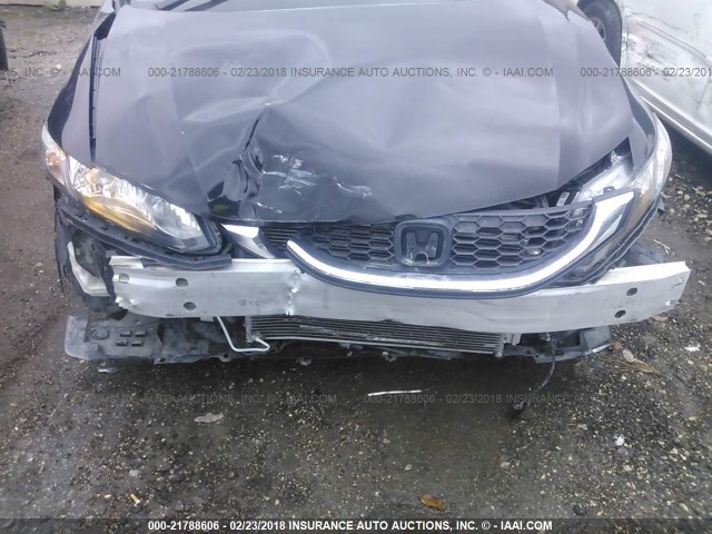 19XFB2F98DE050504 - 2013 HONDA CIVIC EXL BLACK photo 6