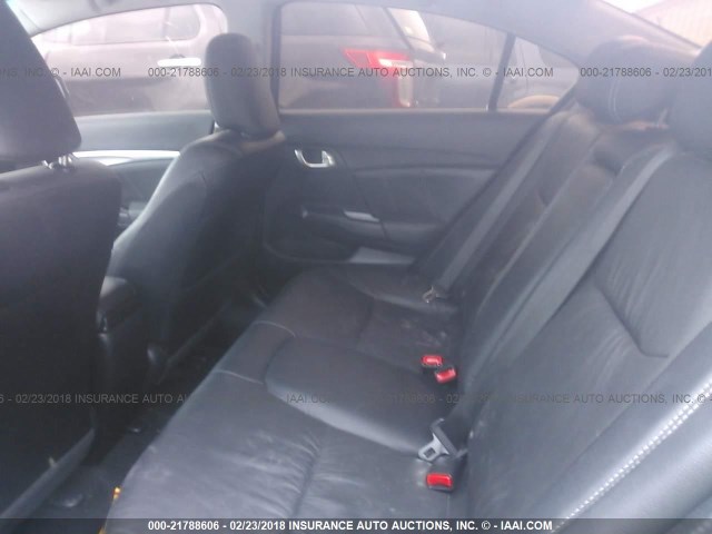 19XFB2F98DE050504 - 2013 HONDA CIVIC EXL BLACK photo 8