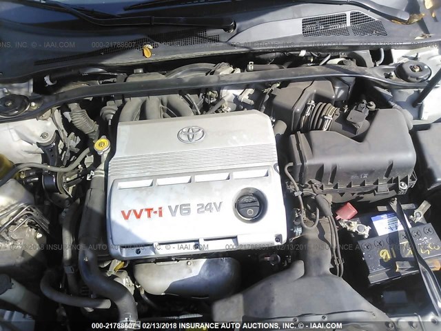 4T1BF30K73U554395 - 2003 TOYOTA CAMRY LE/XLE/SE ვერცხლისფერი ფოტო 10