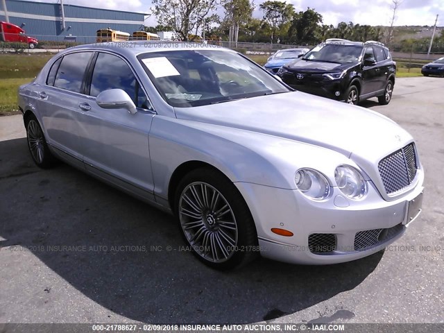 SCBBP9ZA6CC075036 - 2012 BENTLEY CONTINENTAL FLYING SPUR SPEED SILVER photo 1