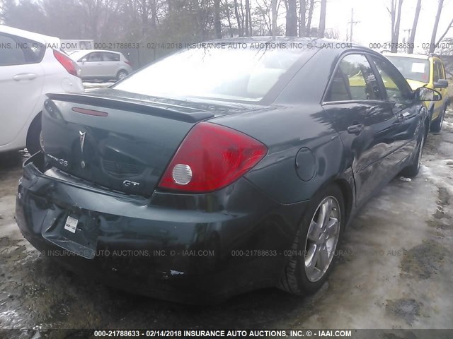 1G2ZH58N474163609 - 2007 PONTIAC G6 GT GREEN photo 4