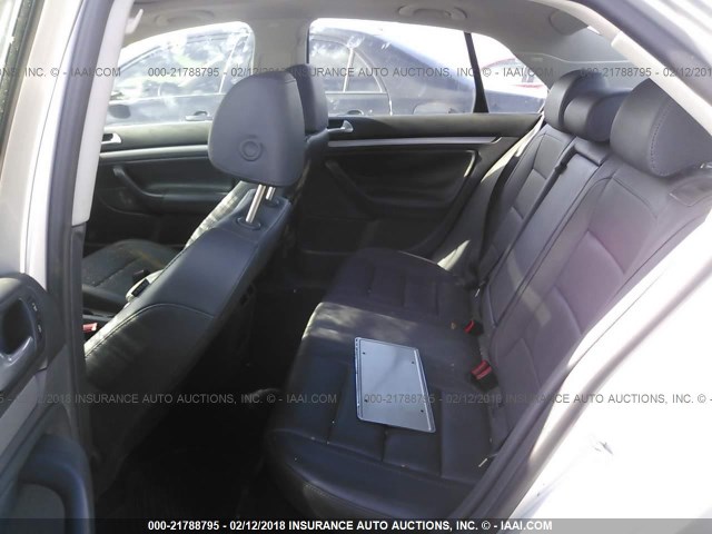 3VWEF71K37M075373 - 2007 VOLKSWAGEN JETTA WOLFSBURG 银色 照片 8