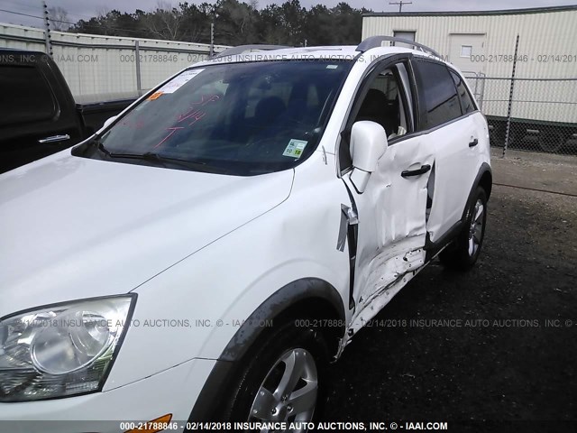 3GNAL2EK1CS602248 - 2012 CHEVROLET CAPTIVA SPORT/LS WHITE photo 6