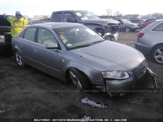 WAUDF78E27A081027 - 2007 AUDI A4 2.0T QUATTRO SILVER photo 1