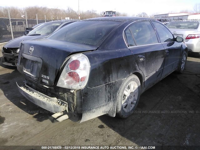 1N4AL11D26C254115 - 2006 NISSAN ALTIMA S/SL BLACK photo 4