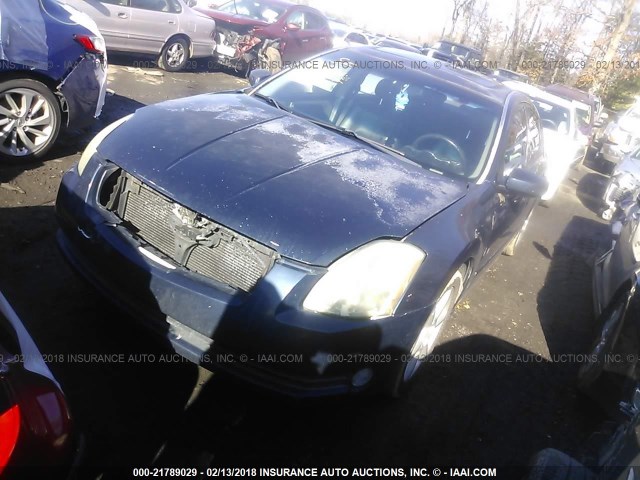 1N4BA41E84C883993 - 2004 NISSAN MAXIMA SE/SL BLUE photo 2