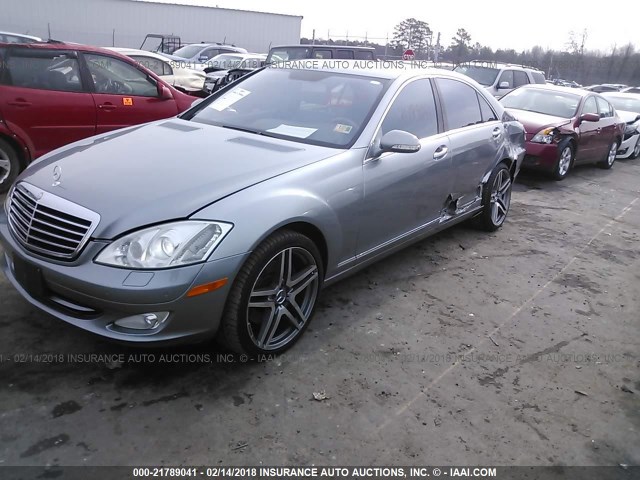 WDDNG86X89A269963 - 2009 MERCEDES-BENZ S 550 4MATIC SILVER photo 2