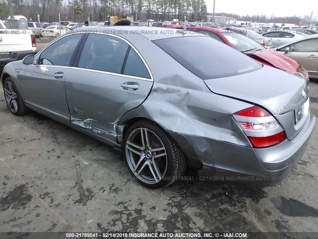 WDDNG86X89A269963 - 2009 MERCEDES-BENZ S 550 4MATIC SILVER photo 3