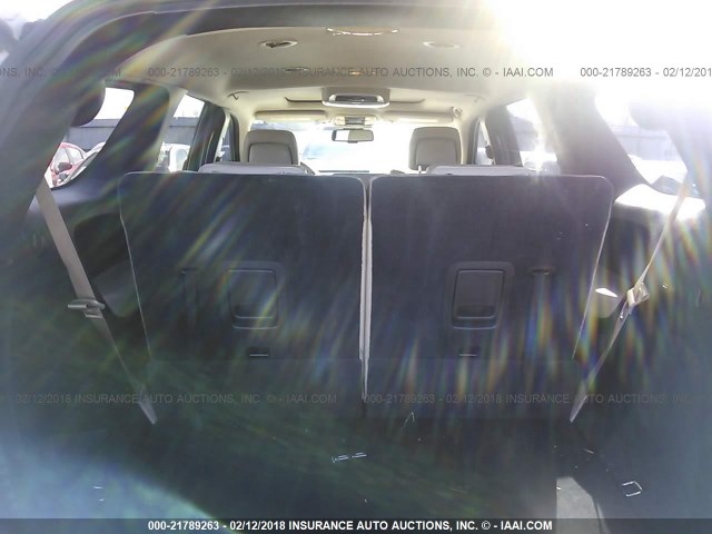 1C4RDJDG8EC411368 - 2014 DODGE DURANGO LIMITED WHITE photo 8